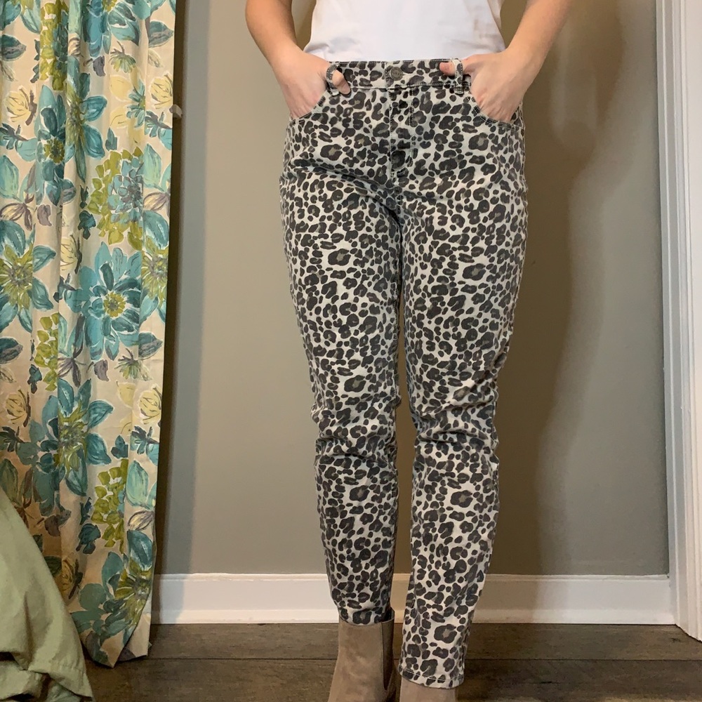 LOFT Leopard Jean
